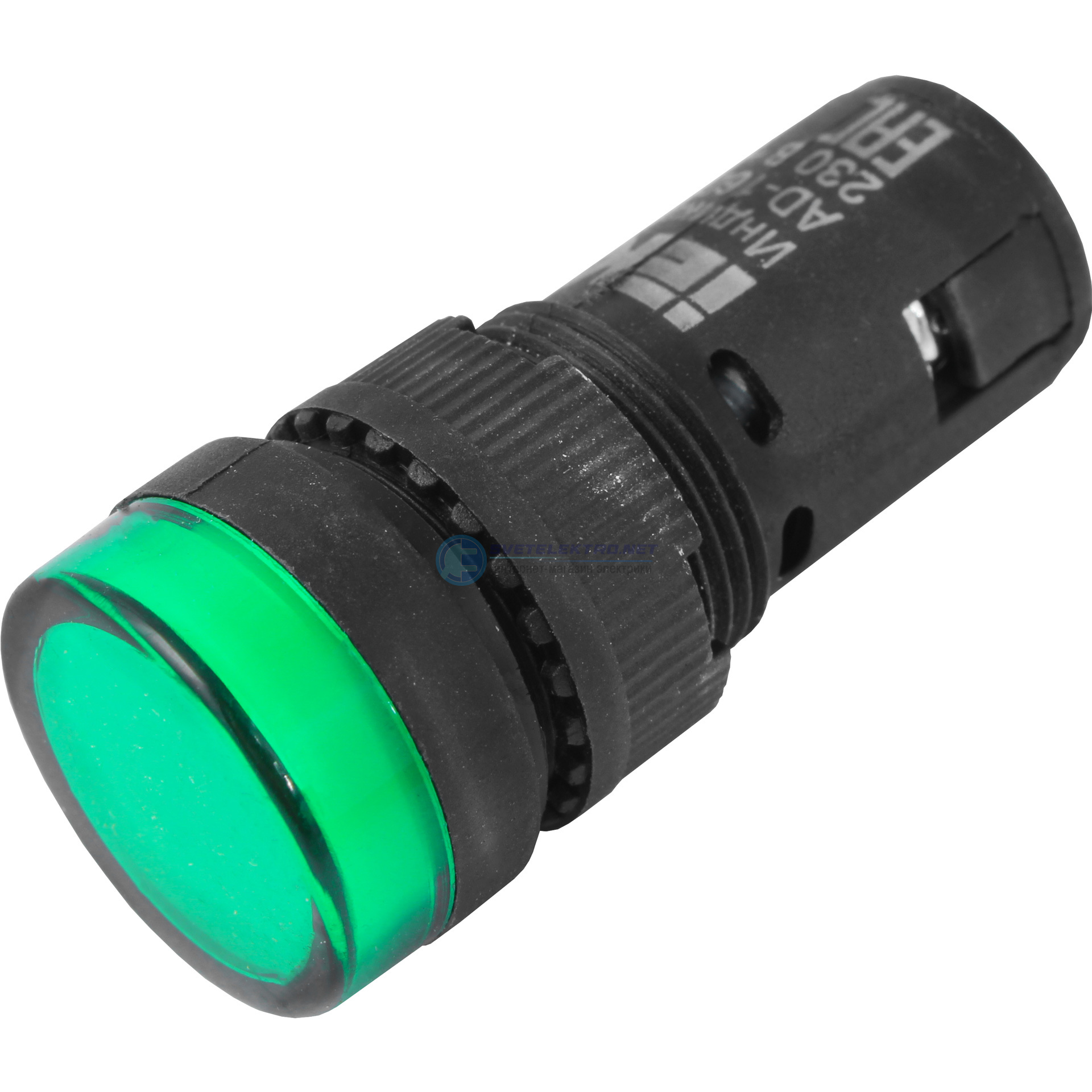 Лампа сигнальная AD22DS LED 22мм зеленый 220В BLS10-ADDS-230-K06 IEK .