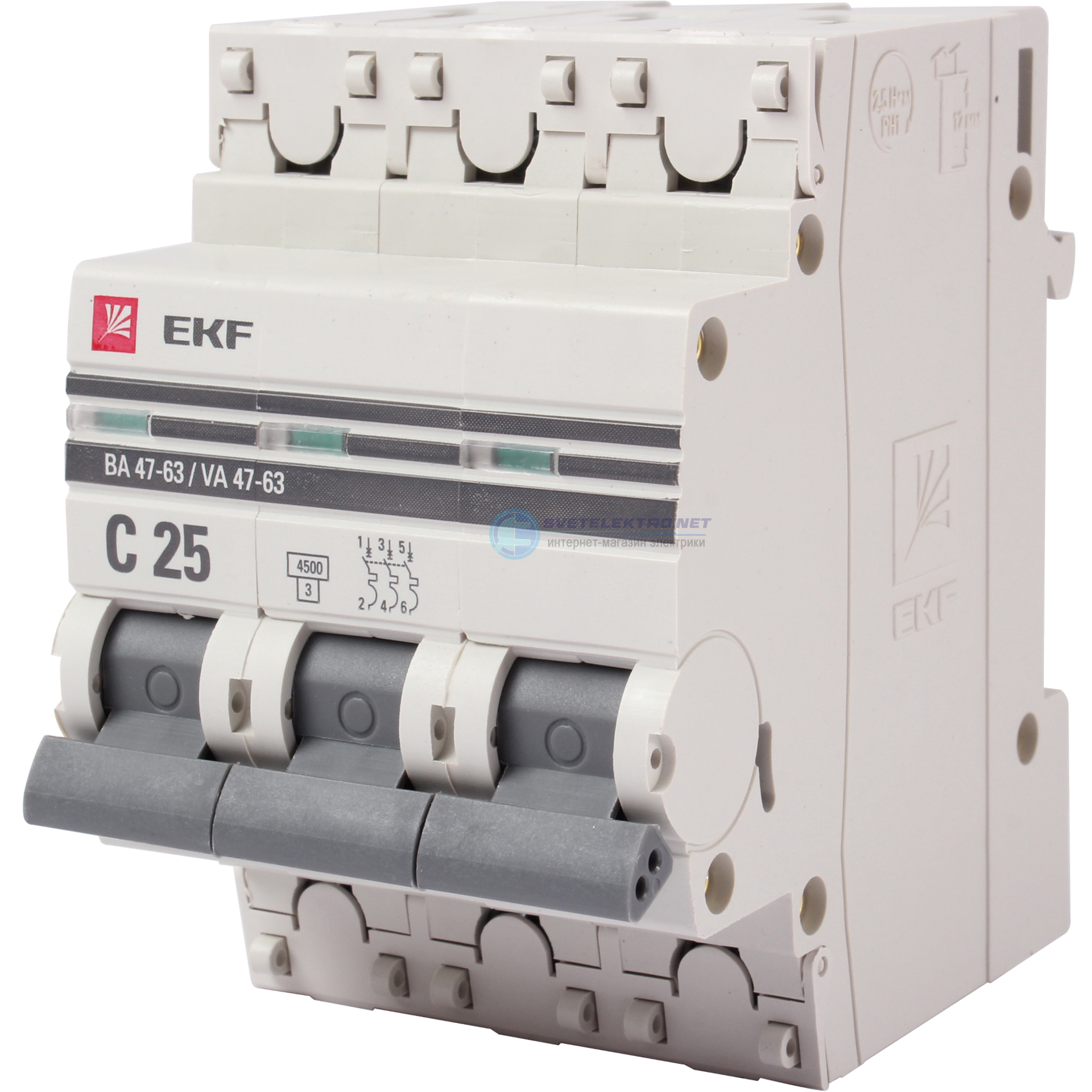 Автоматический выключатель трехполюсный ва47 100. EKF c25 3p. EKF ba 47-63 va 47-63 c25. Выключатель автоматический ва 4763 ЭКФ. Mcb4763-3-25c.